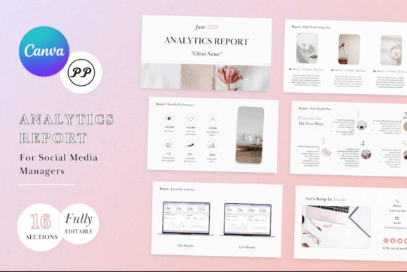 Download Social Media Analytics Report Template - Social media analytics Collection