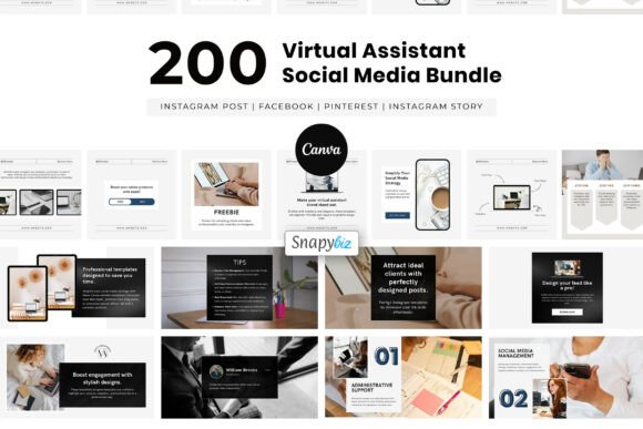 Download Virtual Assistant Social Media Canva - Premium Resources