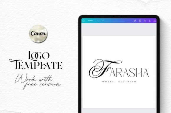 Download Canva Logo Template – Farasha - Canva logo template Collection