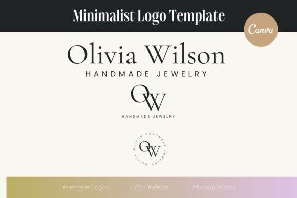 Download Aesthetic Minimalist Canva Logo Template - Canva logo template Collection